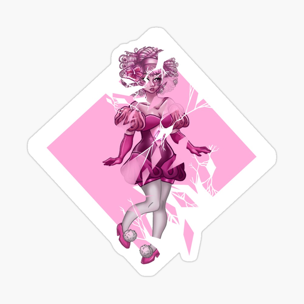 Pink Diamond Sticker for Sale by haleyerin