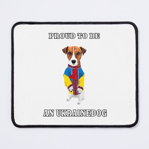 Item preview, Patron Dog In Vyshyvanka Flag - Proud To Be An Ukrainedog designed and sold by Aide.