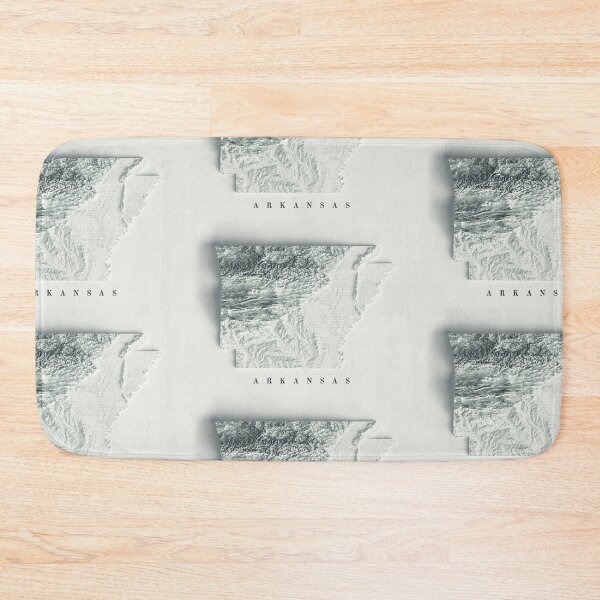 Item preview, Arkansas Shaded Relief Map 3D digitally-rendered designed and sold by ThinkAboutMaps.
