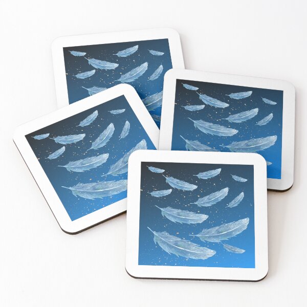 Item preview, Falling feathers from the Night sky designed and sold by Jennykies.