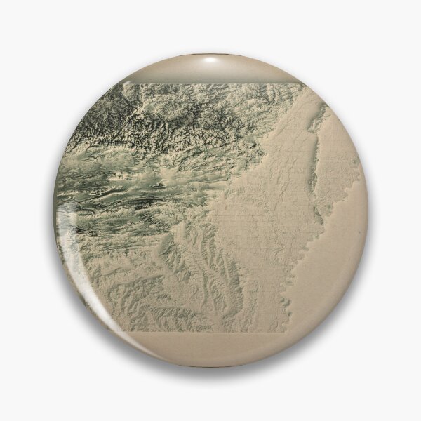 Item preview, Arkansas Shaded Relief Map 3D digitally-rendered designed and sold by ThinkAboutMaps.