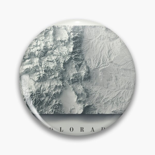 Item preview, Colorado Shaded Relief Map 3D digitally-rendered designed and sold by ThinkAboutMaps.