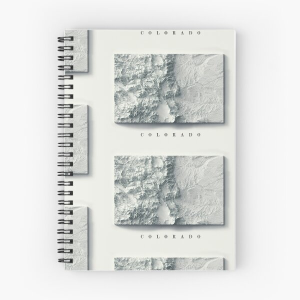 Item preview, Colorado Shaded Relief Map 3D digitally-rendered designed and sold by ThinkAboutMaps.