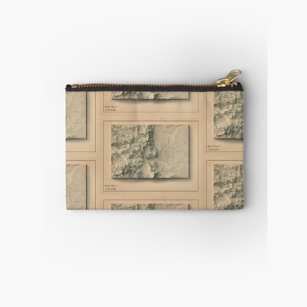 Item preview, Colorado Shaded Relief Map 3D digitally-rendered designed and sold by ThinkAboutMaps.