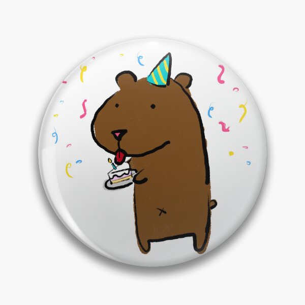 Artikelvorschau, Geburtstag Capybara entworfen und verkauft von veroyuumi.