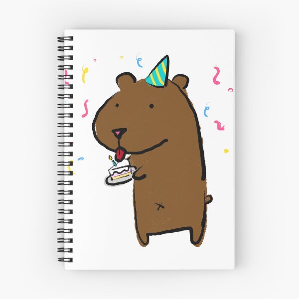 Artikelvorschau, Geburtstag Capybara entworfen und verkauft von veroyuumi.