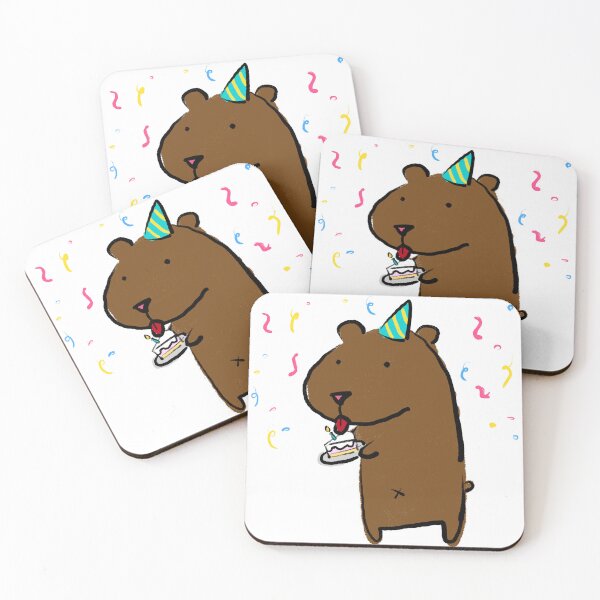Artikelvorschau, Geburtstag Capybara entworfen und verkauft von veroyuumi.