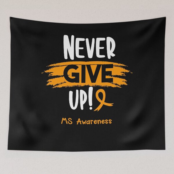 Item preview, MS Warrior - MS Awareness - Never Give Up! designed and sold by Robbsyn.