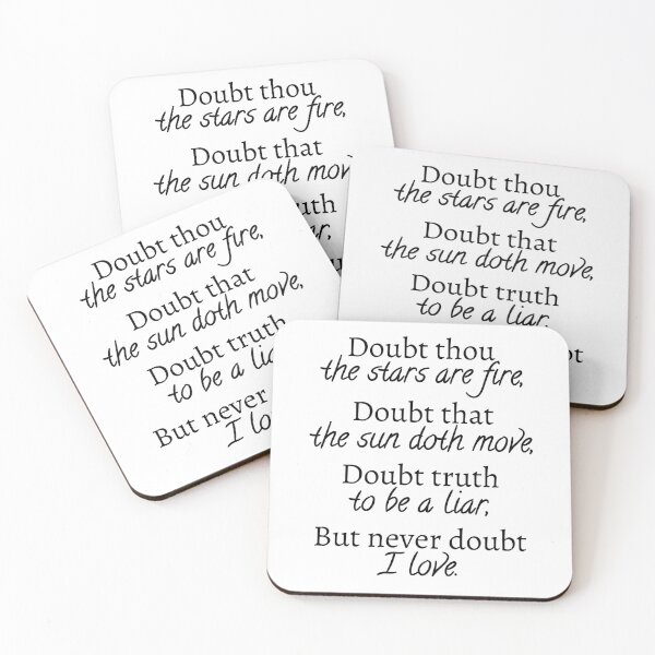Item preview, Hamlet quote - doubt thou the stars are fire designed and sold by introvertcafe.
