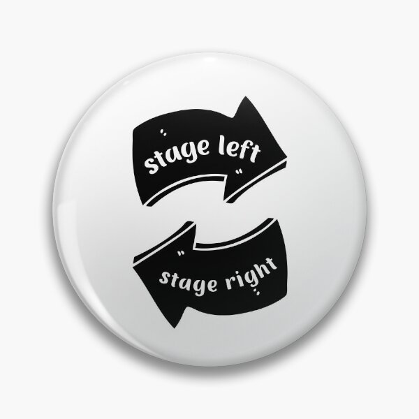 Item preview, Stage Left Stage Right Theater Dramatic Actor designed and sold by appareltolove.