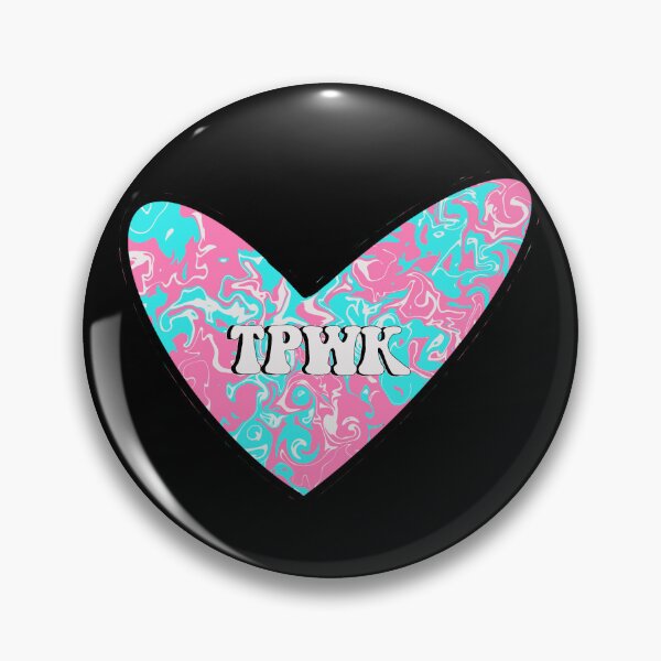 Item preview, tpwk pink and blue heart designed and sold by Carolinejclark.