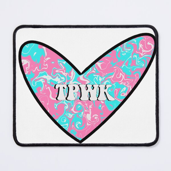 Item preview, tpwk pink and blue heart designed and sold by Carolinejclark.