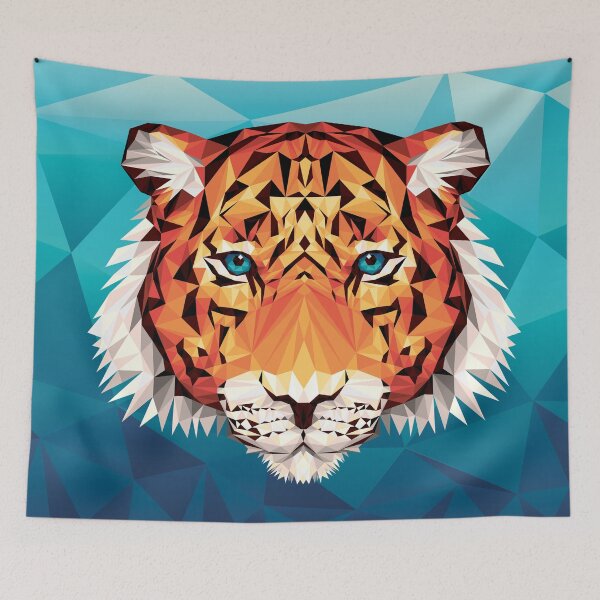 Item preview, Polygon Tiger designed and sold by ngbroderick.