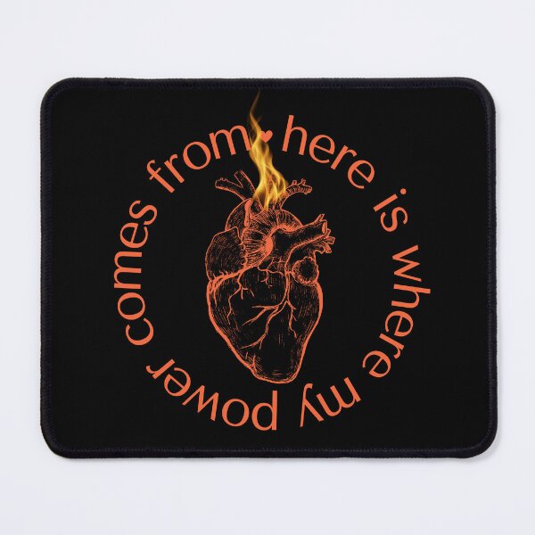 Item preview, Orange Anatomical Heart Power Sticker designed and sold by MagicWolfStar.