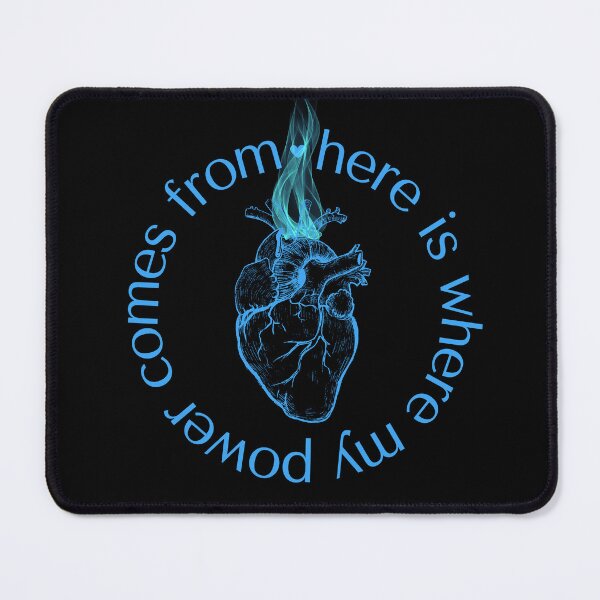 Item preview, Electric Blue Anatomical Heart Power Tote Bag designed and sold by MagicWolfStar.