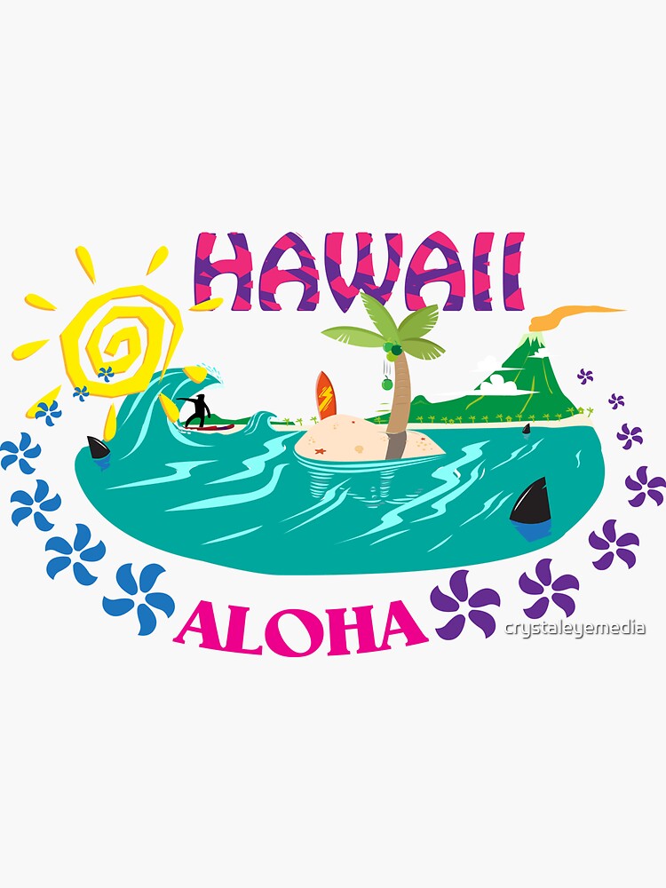 Aloha Beer Sticker Set