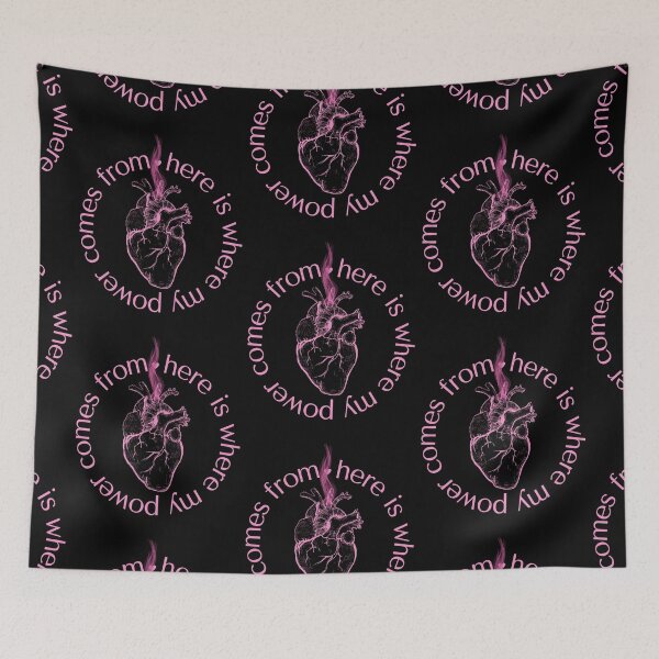 Item preview, Pastel Dusty Pink Anatomical Heart Power Sticker designed and sold by MagicWolfStar.