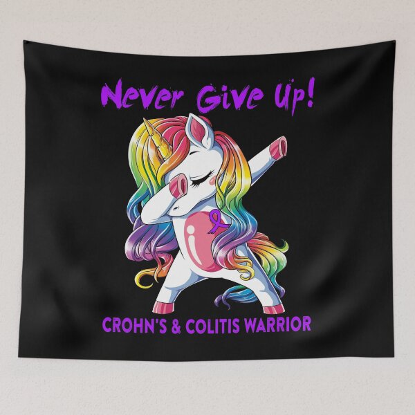 Item preview, Crohn's & Colitis Warrior - Never Give Up! - Support Crohn's & Colitis Warrior Gifts designed and sold by whlrcheryl.