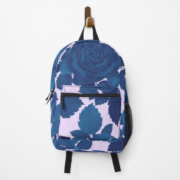 Item preview, Vintage Blue Flower and Leaves Pattern on Pink designed and sold by GraphicsClub.