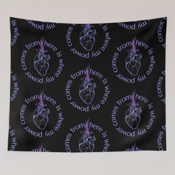 Item preview, Pastel Violet Anatomical Heart Power Throw Pillow designed and sold by MagicWolfStar.