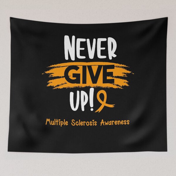 Item preview, Multiple Sclerosis Warrior - Multiple Sclerosis Awareness - Never Give Up! designed and sold by Robbsyn.