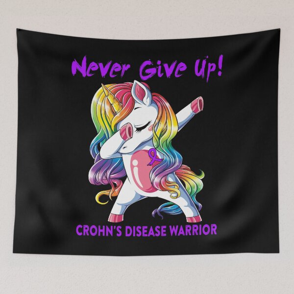 Item preview, Crohn's Disease Warrior - Never Give Up! - Support Crohn's Disease Warrior Gifts designed and sold by whlrcheryl.