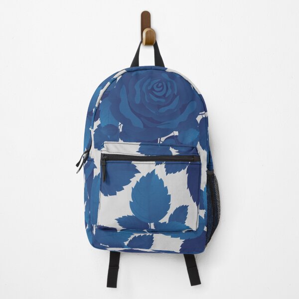 Item preview, Vintage Blue Flower and Leaves Pattern on Grey designed and sold by GraphicsClub.