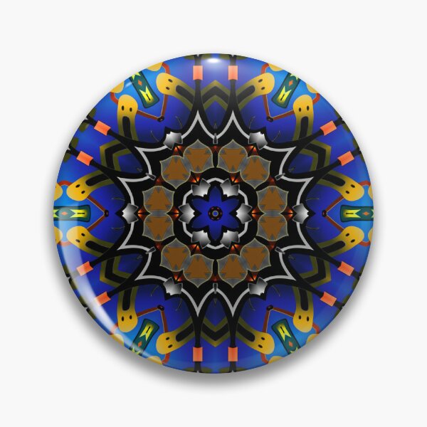 Item preview, Cosmic emergency blue seal sound waves designed and sold by Afro-spirit-art.