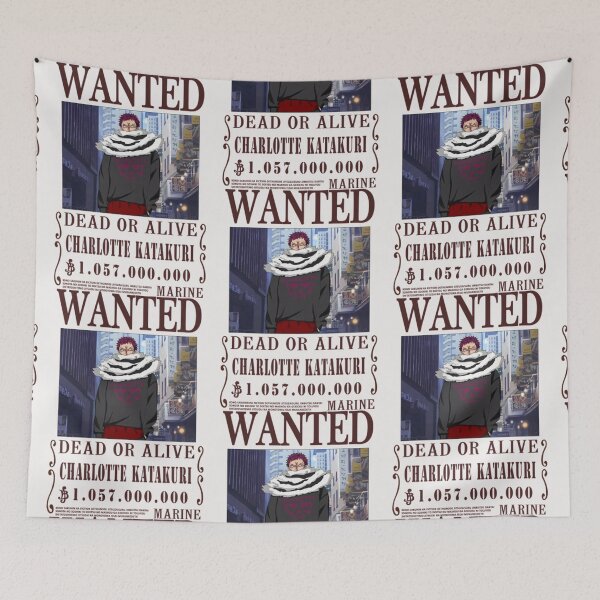 Item preview, Charlotte Katakuri One Piece Wanted T-Shirt designed and sold by TressaPredovic.
