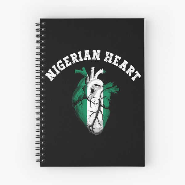 Item preview, Nigerian Flag Nigerian Heart Nigerian Pride designed and sold by PearlMoonGrapes.