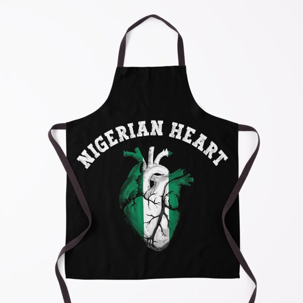 Item preview, Nigerian Flag Nigerian Heart Nigerian Pride designed and sold by PearlMoonGrapes.