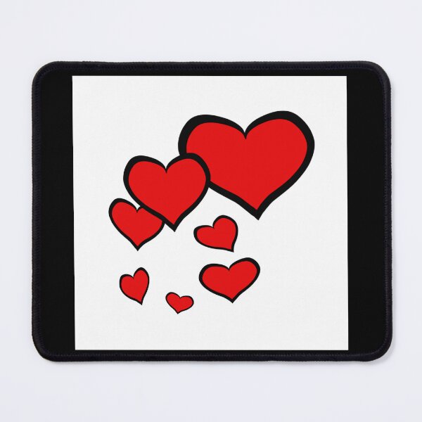 Item preview, Swirling hearts white designed and sold by RemieJames.