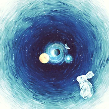 Artwork thumbnail, Down The Rabbit Hole by Mandala Of Life