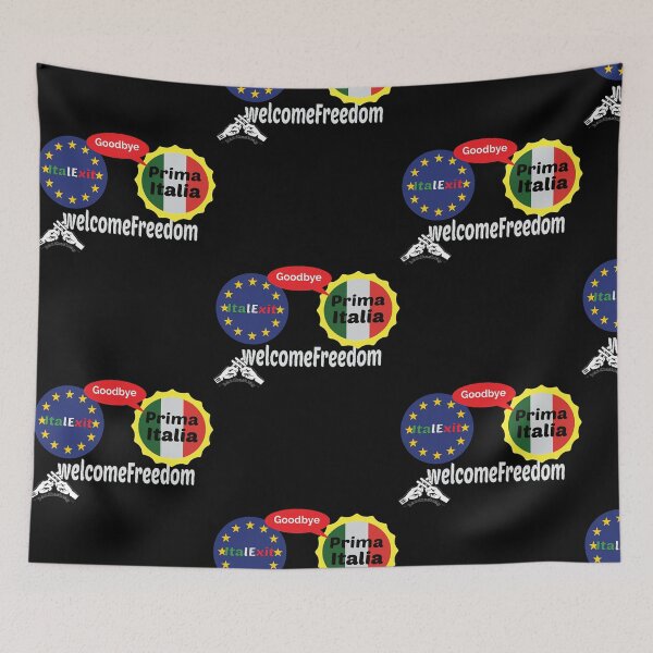 Item preview, italexit prima Italia Handhashtag welcome Freedom  designed and sold by SheilaGut43339.