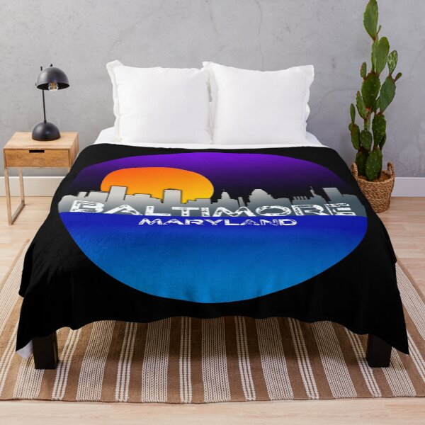Item preview, Baltimore Maryland City Skyline designed and sold by PRNTDADZ.