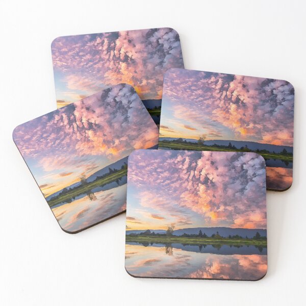 Item preview, Sunset at Alouette River - Watercolour Style designed and sold by WWWC2288.