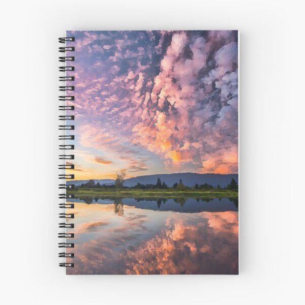 Item preview, Sunset at Alouette River - Watercolour Style designed and sold by WWWC2288.