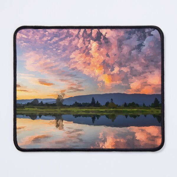 Item preview, Sunset at Alouette River - Watercolour Style designed and sold by WWWC2288.