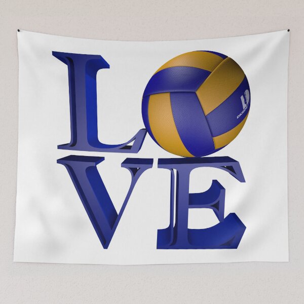 Item preview, I LOVE VOLLEYBALL designed and sold by DkRdesigner.