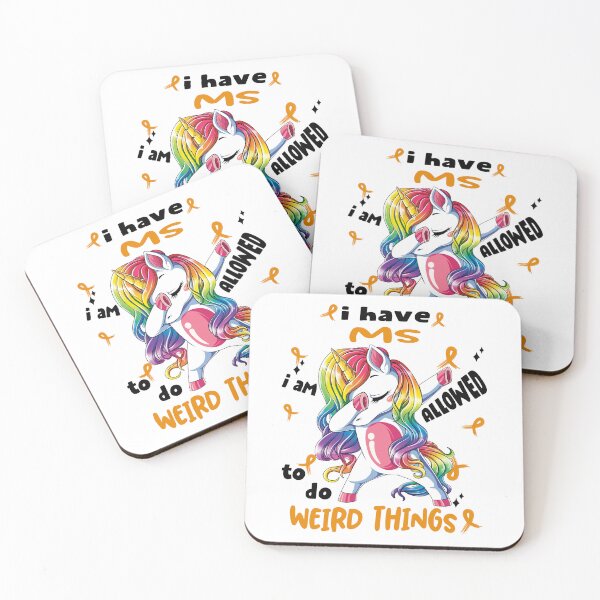 Item preview, MS Awareness Funny I have MS i'm allowed to do Weird Things! designed and sold by JanetShop809.