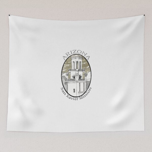 Item preview, San Xavier Mission East Tower designed and sold by James Lewis Hamilton.
