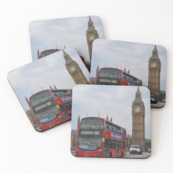 Item preview, Double Decker Bus on Westminster Bridge - Watercolour Style designed and sold by WWWC2288.