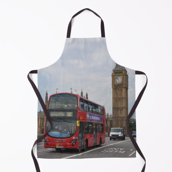 Item preview, Double Decker Bus on Westminster Bridge - Watercolour Style designed and sold by WWWC2288.