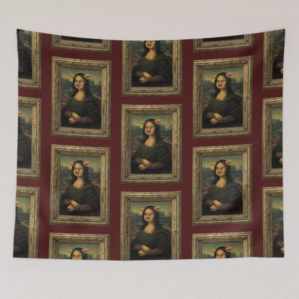 Item preview, Mona Piggy Lisa designed and sold by Amyloink.