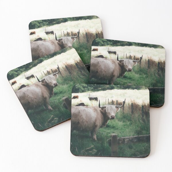 Item preview, Scottish Highland Cattle - Watercolour Style designed and sold by WWWC2288.