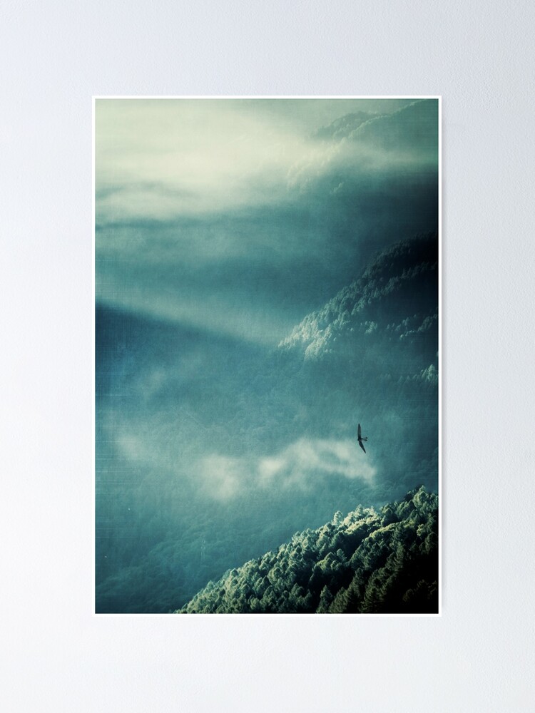 Alternate view of Misty Valley - Lombardia, Italy Poster