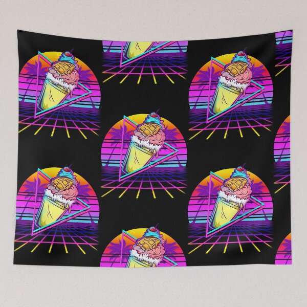 Item preview, Vaporwave Ice Cream Sunset  designed and sold by RobinAnde54477.