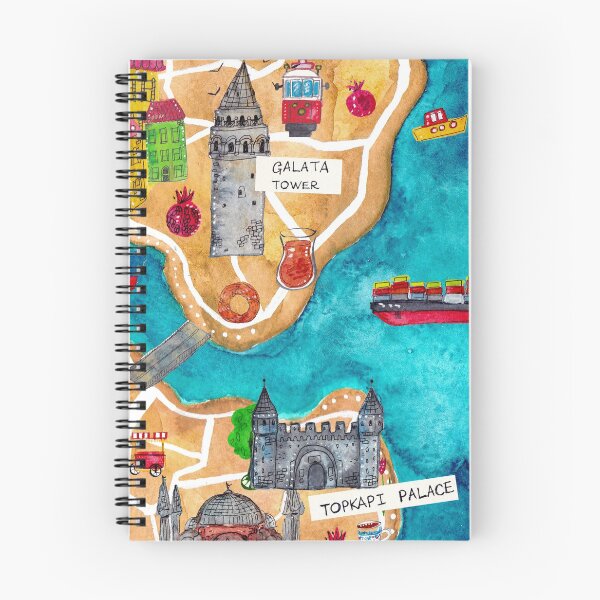 Item preview, Mapa ilustrado de Estambul designed and sold by AigulLittleA.
