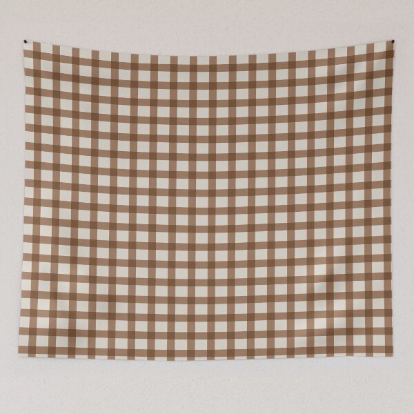 Item preview, Coffee Brown Buffalo Plaid  designed and sold by korlatte.