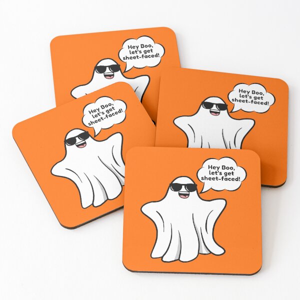 Item preview, Hey Boo, let's get sheet-faced! designed and sold by dogwoodandthyme.